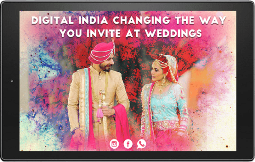 Digital India Changing the Way You Invite At Weddings