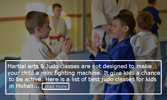 Judo Classes for kids in Mohali