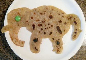 Meetha Cheela for Kids- Sweet wheat flour Pan Cake