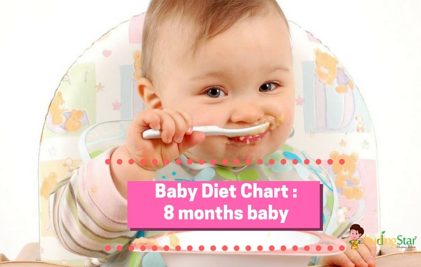 8 Month Old Baby Food Chart